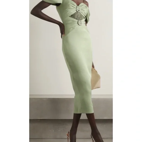 soutache lace midi dress Camila Soutache Tea Cocktail